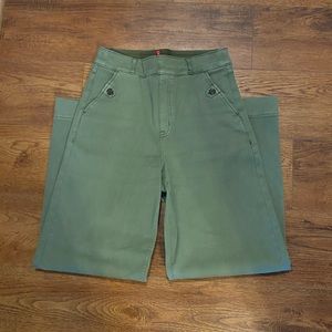 SPANX Stretch Twill Cropped Wide Leg Pant - TALL